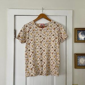 Vintage 100% Cotton Winnie The Pooh Mickey Inc Top size M Disneyland Disney